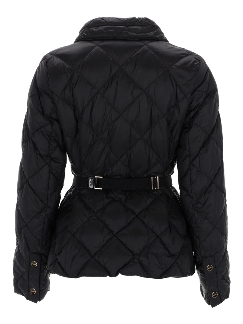QUILTED JACKET WITH BELT