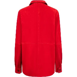 SUEDE "OVERSHIRT" SHIRT