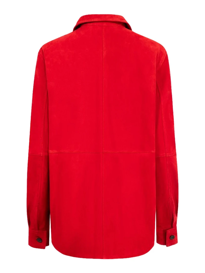SUEDE "OVERSHIRT" SHIRT