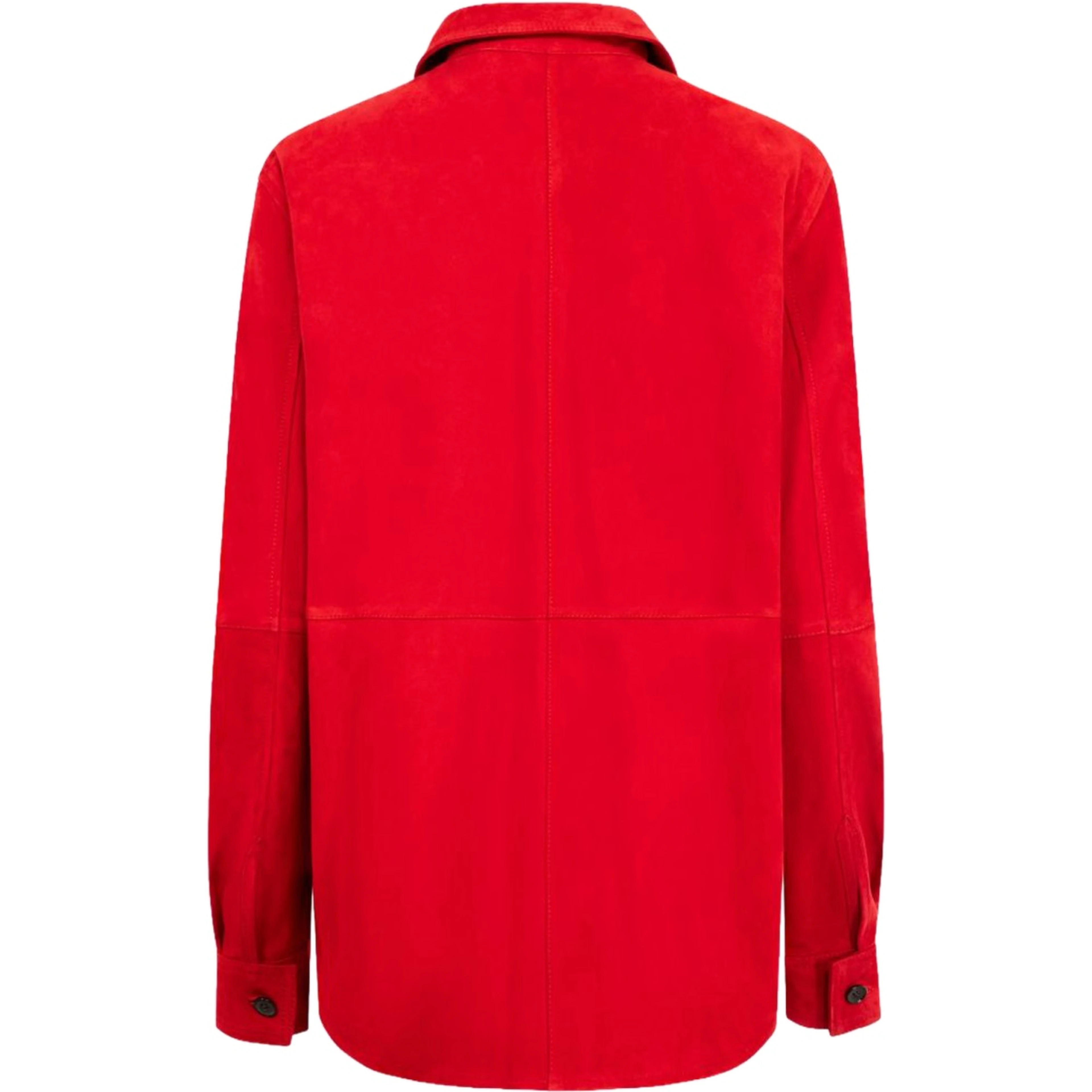 SUEDE "OVERSHIRT" SHIRT