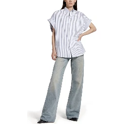 SHIRT WITH LAPELS ON THE SLEEVES