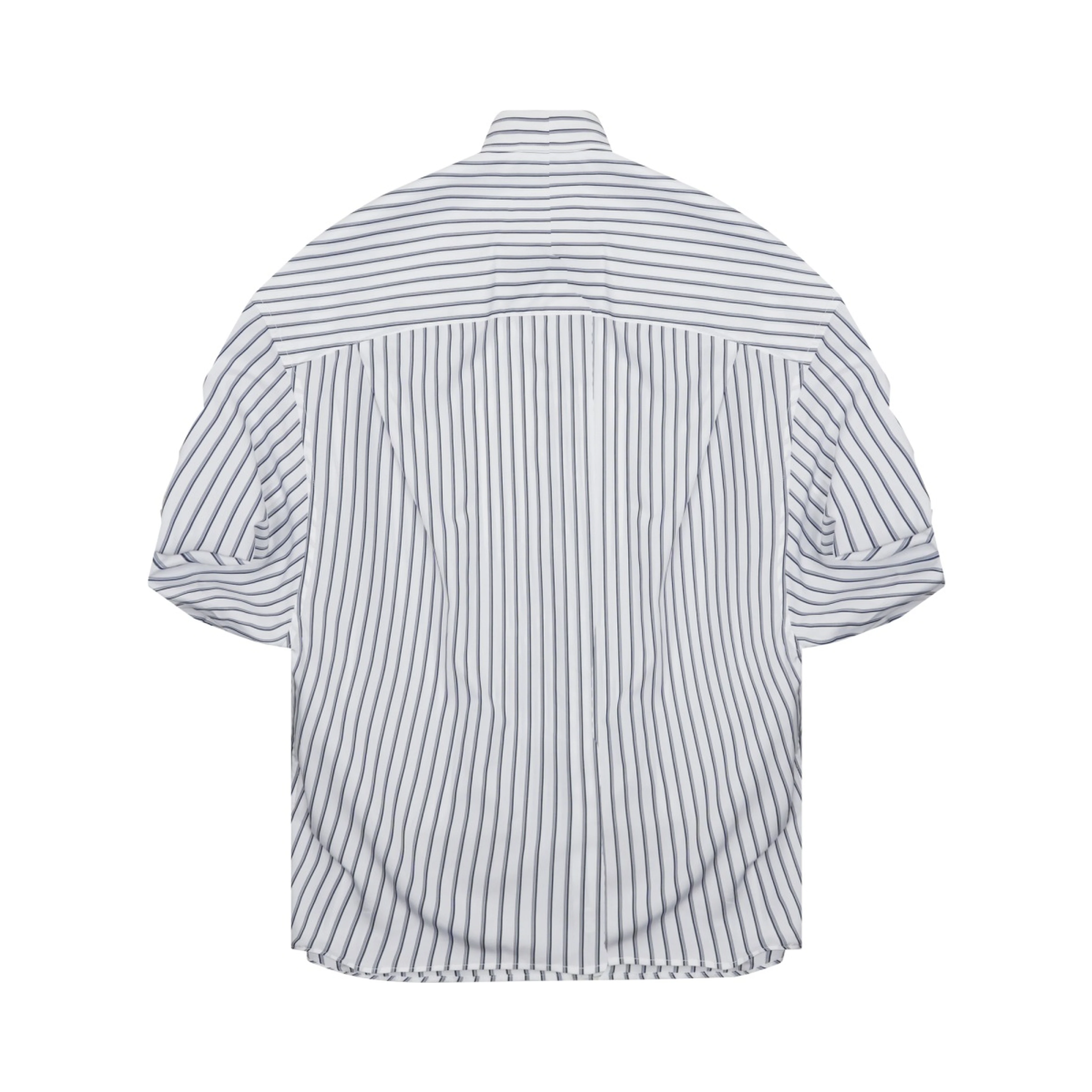 SHIRT WITH LAPELS ON THE SLEEVES