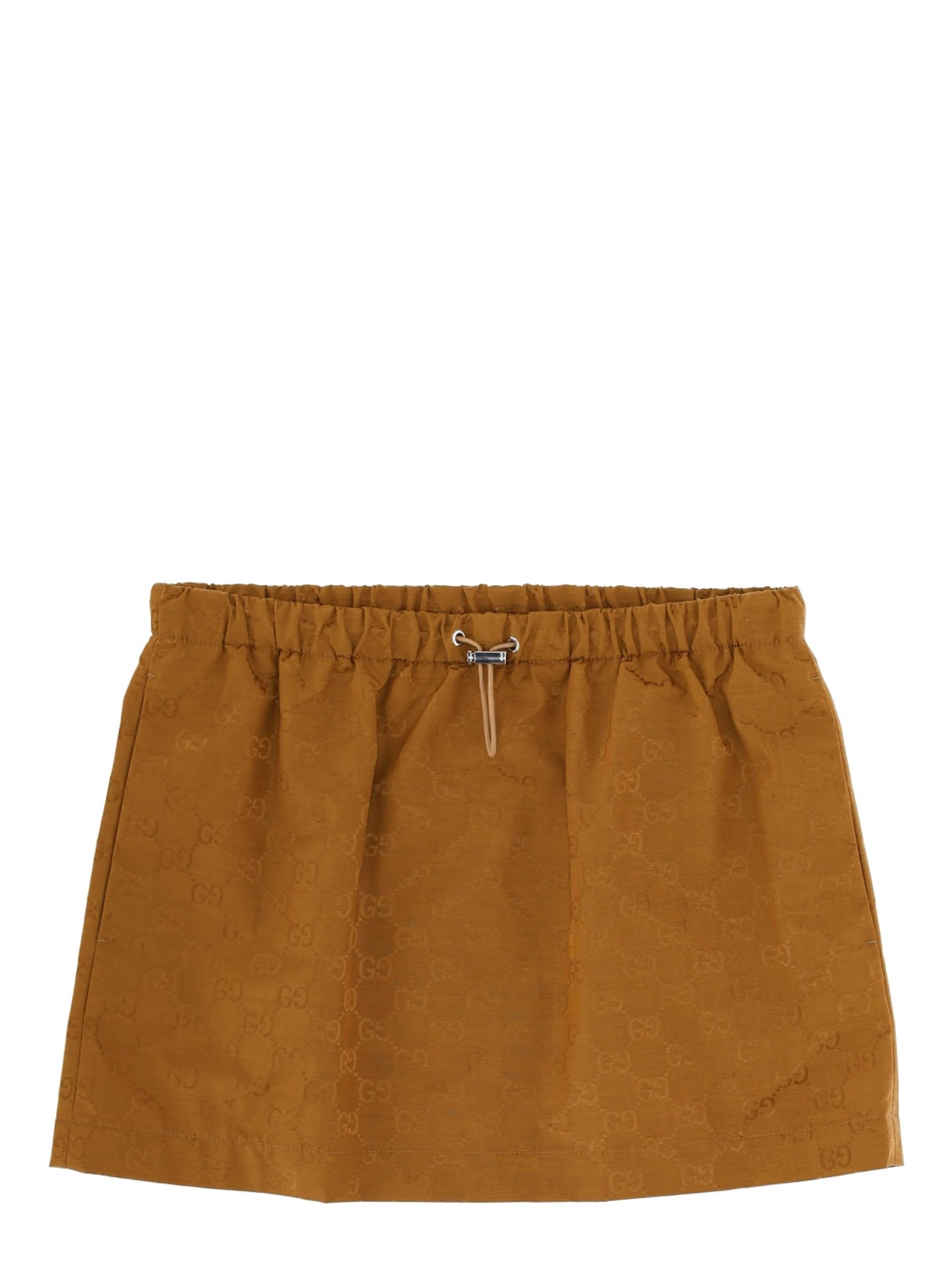 MINISKIRT WITH "GG" TEXTURE