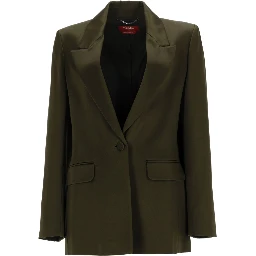BLAZER IN ENVERS SATIN