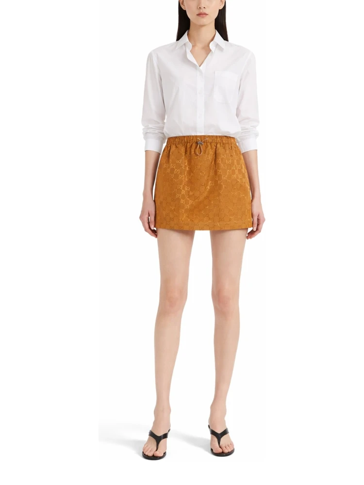 MINISKIRT WITH "GG" TEXTURE alternative