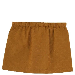 MINISKIRT WITH "GG" TEXTURE