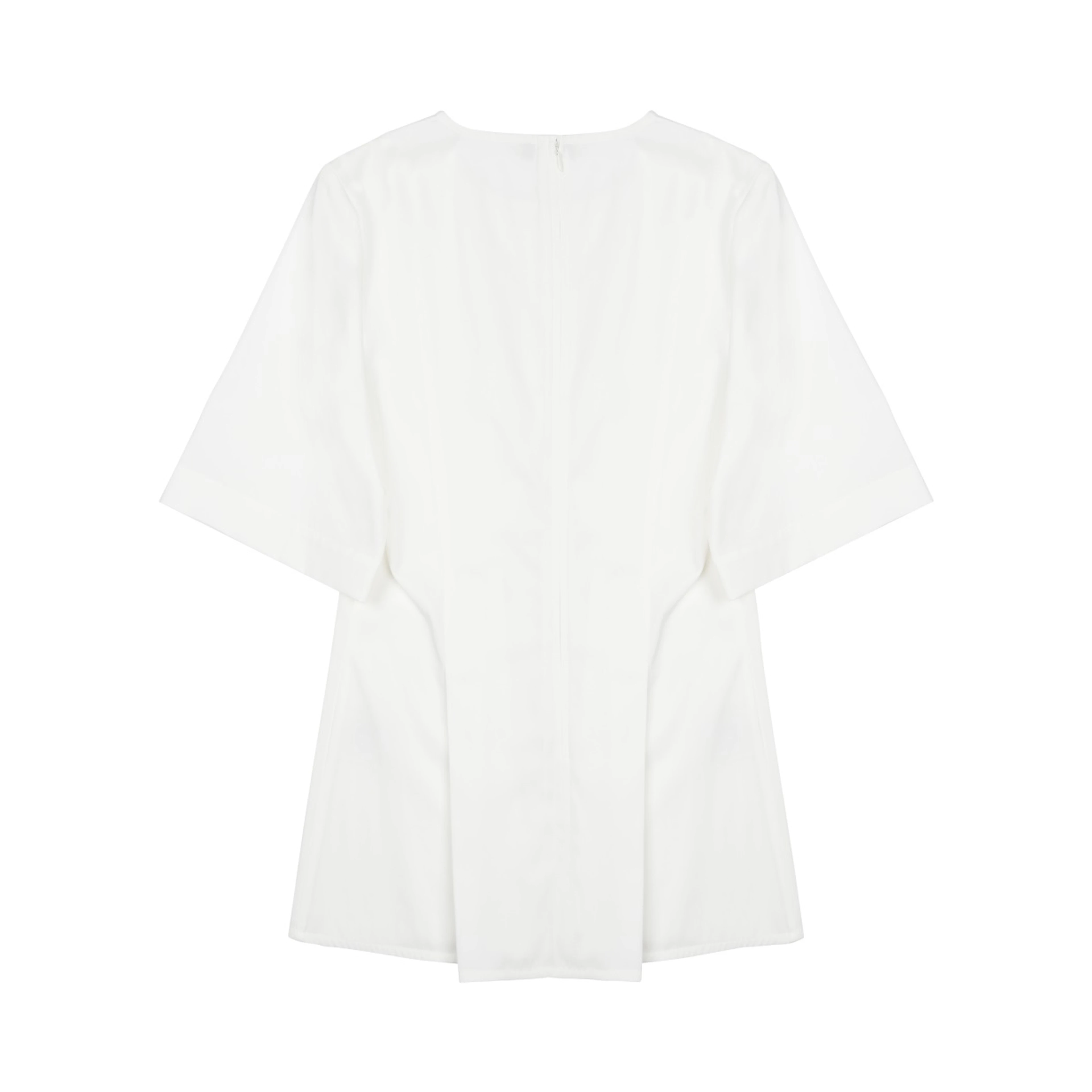 BLUSA PLISSETTATA CON SCOLLO A V
