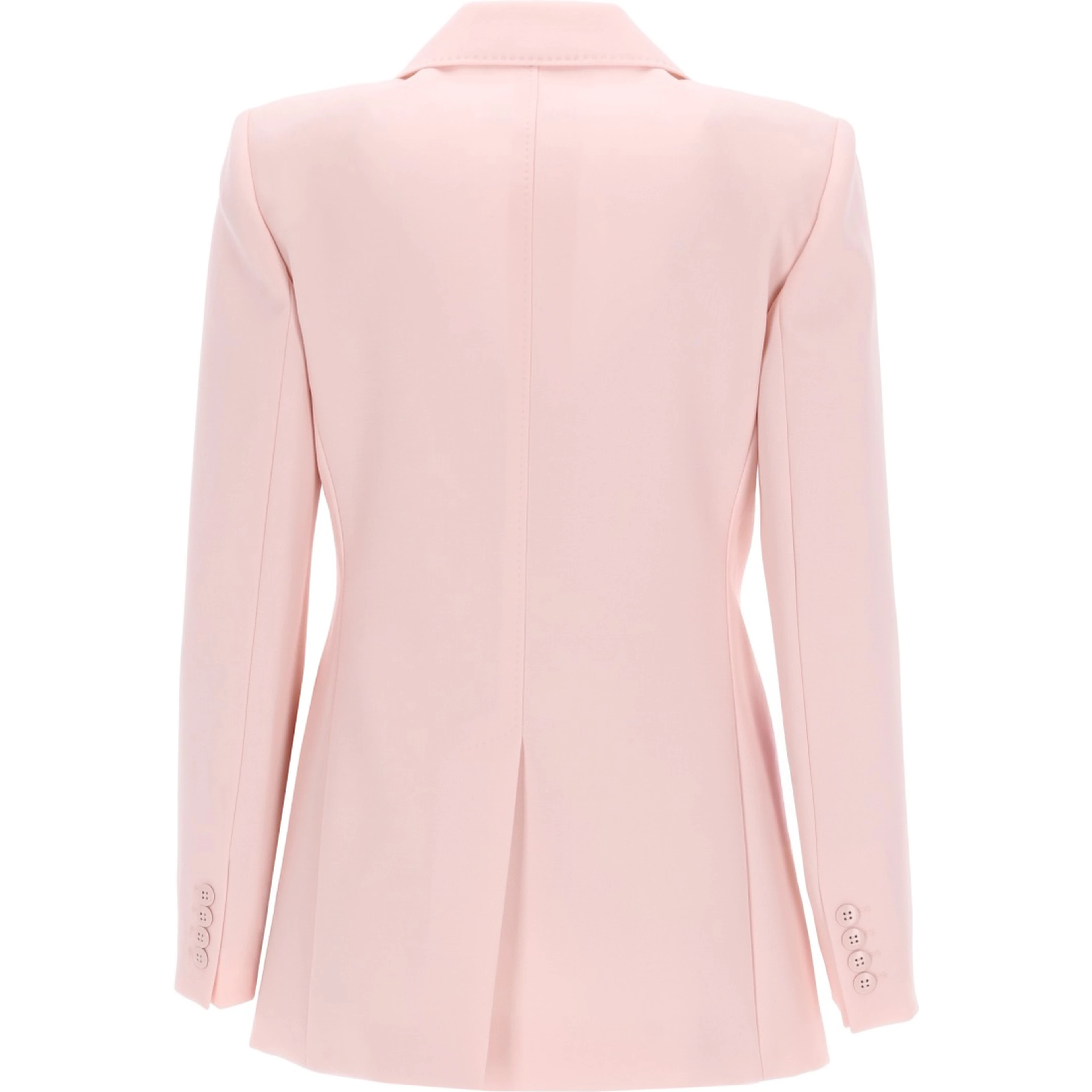 DOUBLE-BREASTED WOOL CREPE JACKET