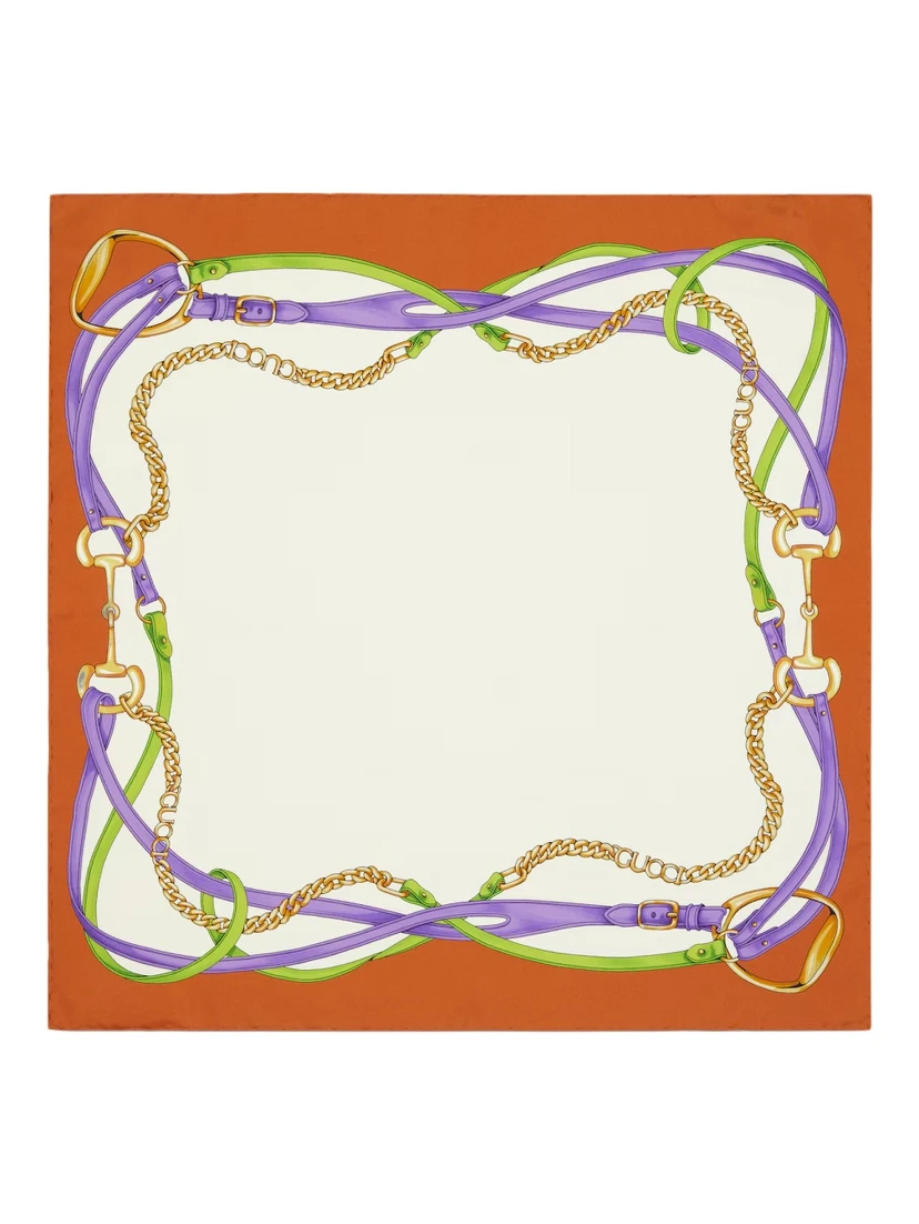 PRINTED SILK YOKE