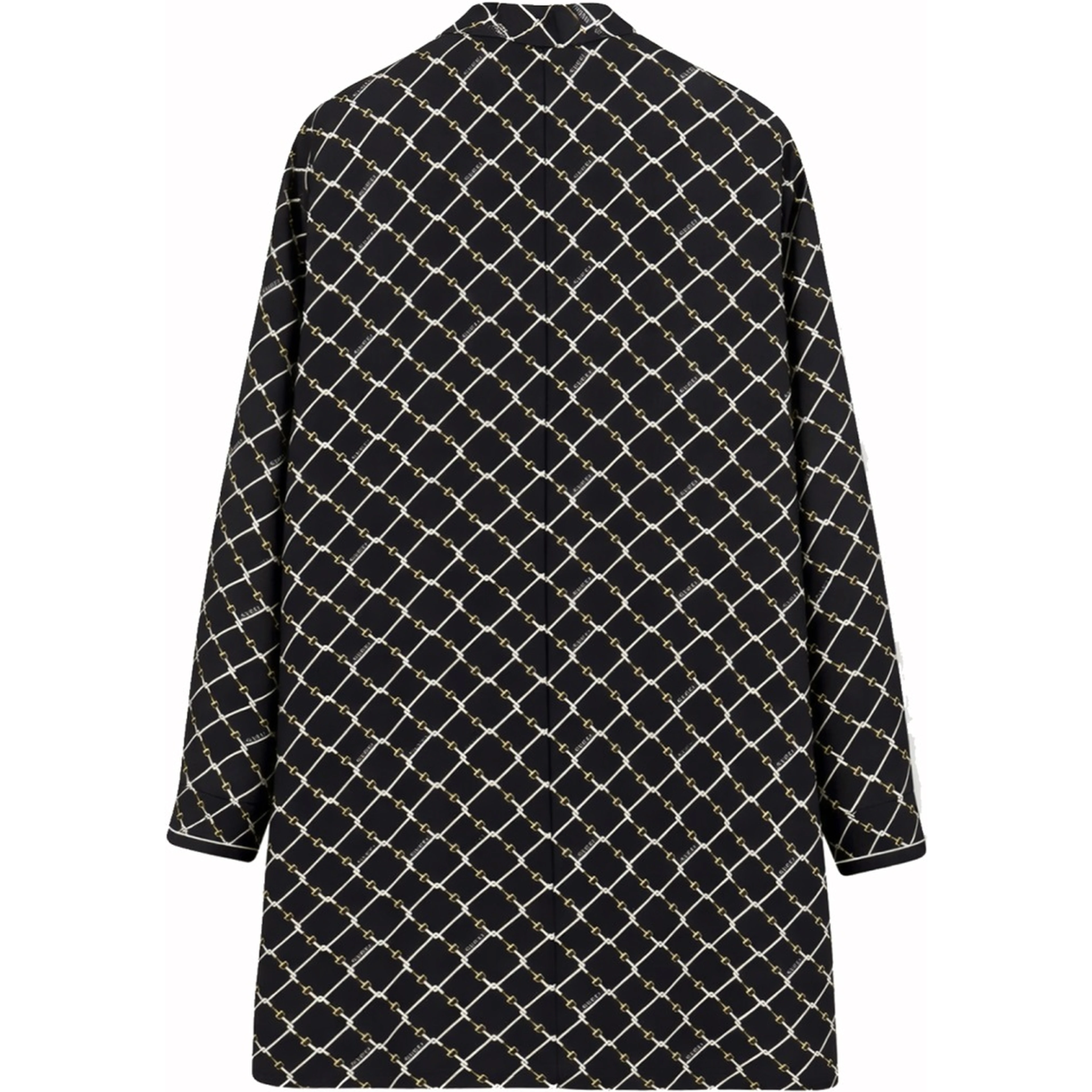 PRINTED SILK TWILL DRESS