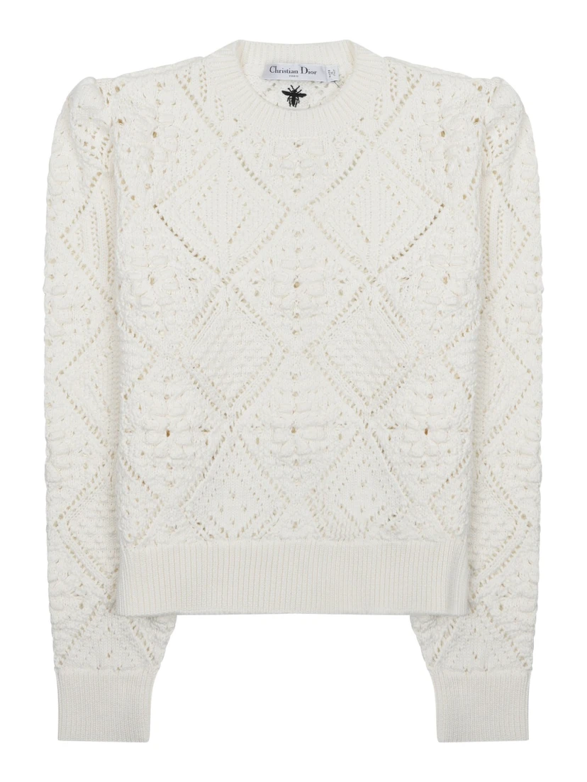 MAGLIA TRAFORATA IN COTONE