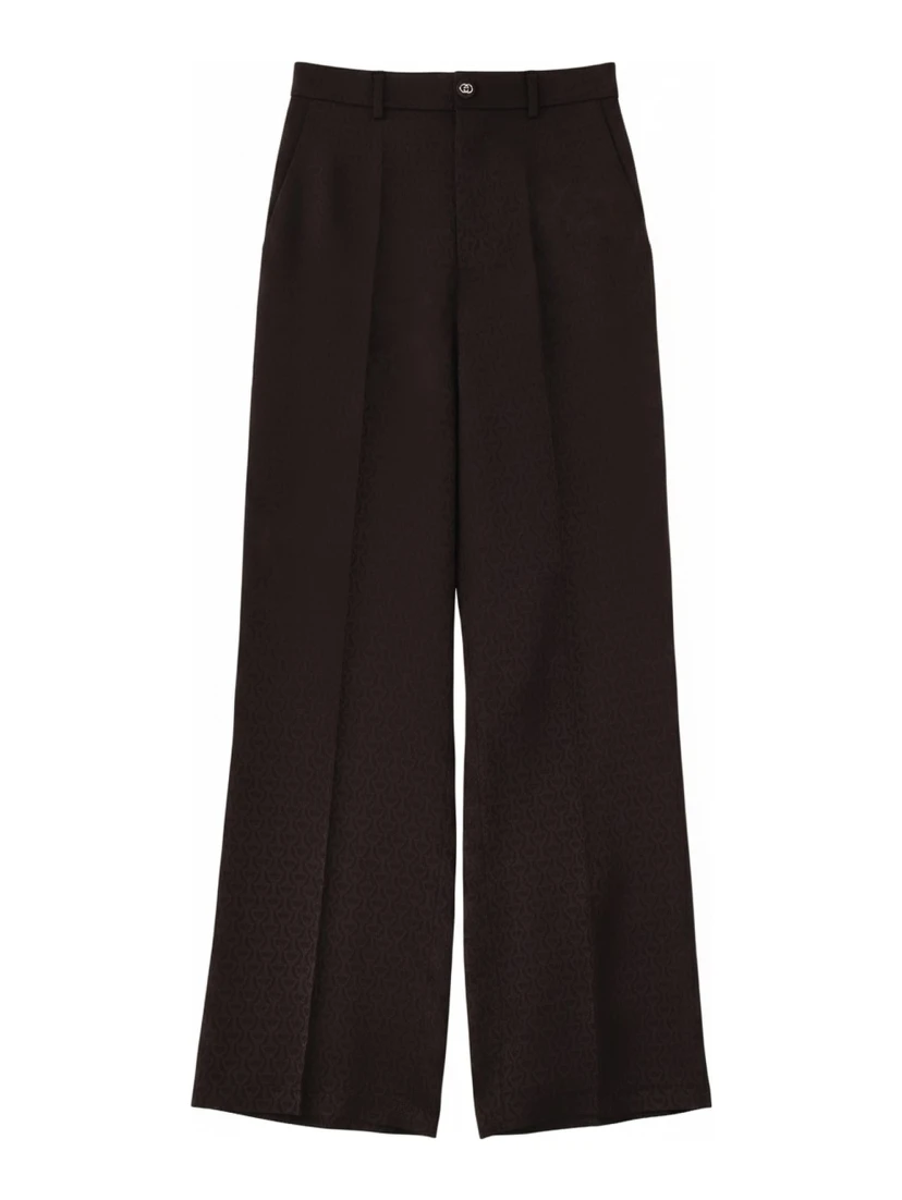 SILK JACQUARD PANTS