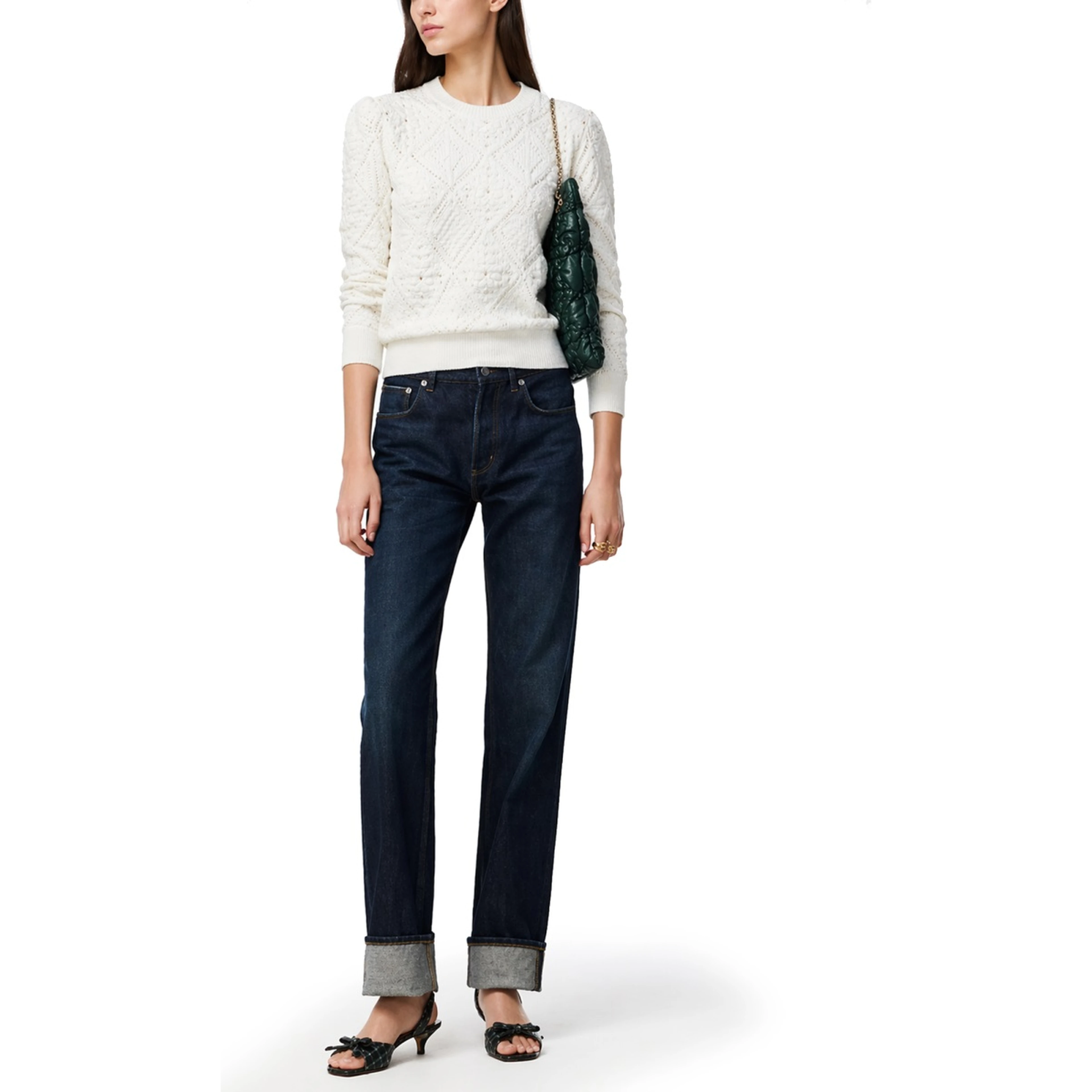 MAGLIA TRAFORATA IN COTONE