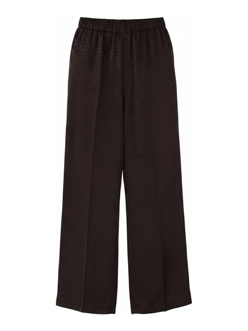SILK JACQUARD PANTS