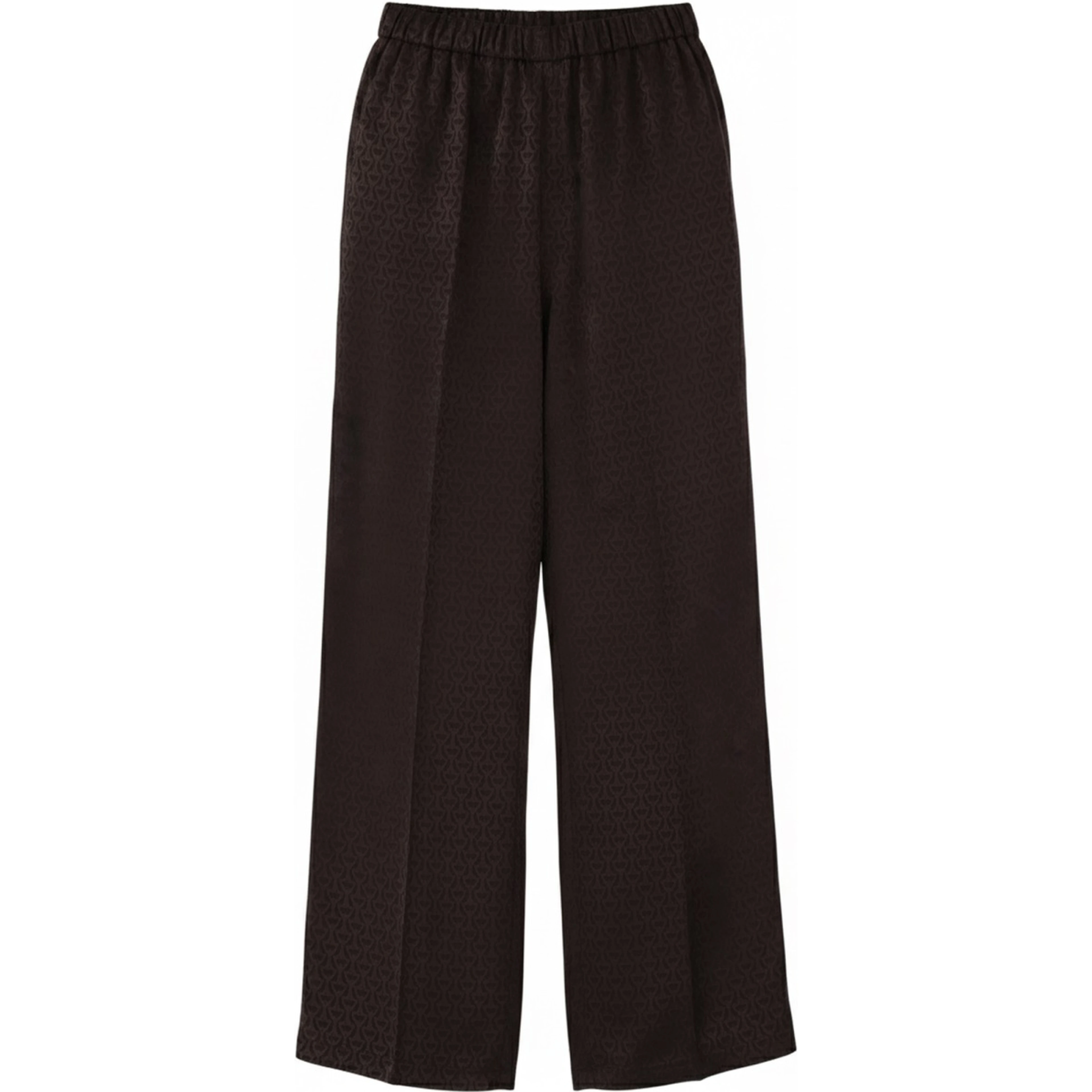 SILK JACQUARD PANTS