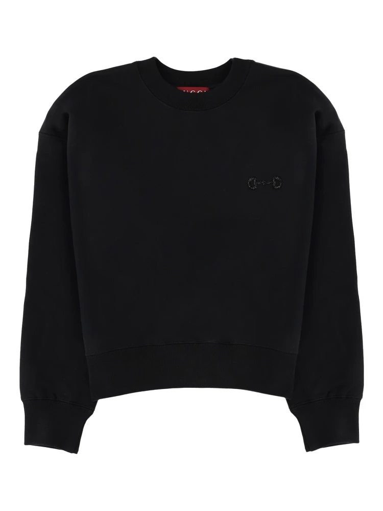 SWEATSHIRT WITH CLAMP DETAIL