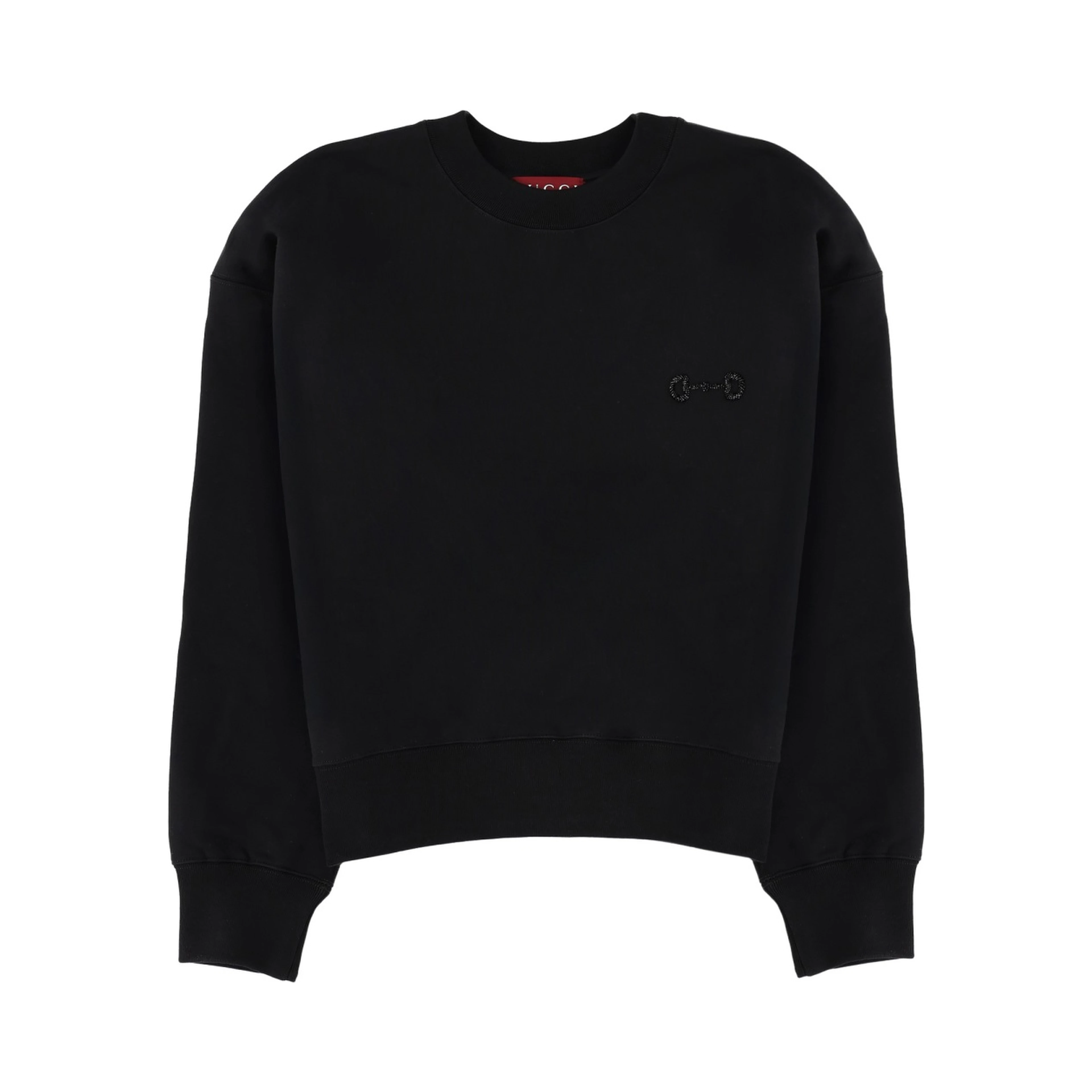 SWEATSHIRT WITH CLAMP DETAIL