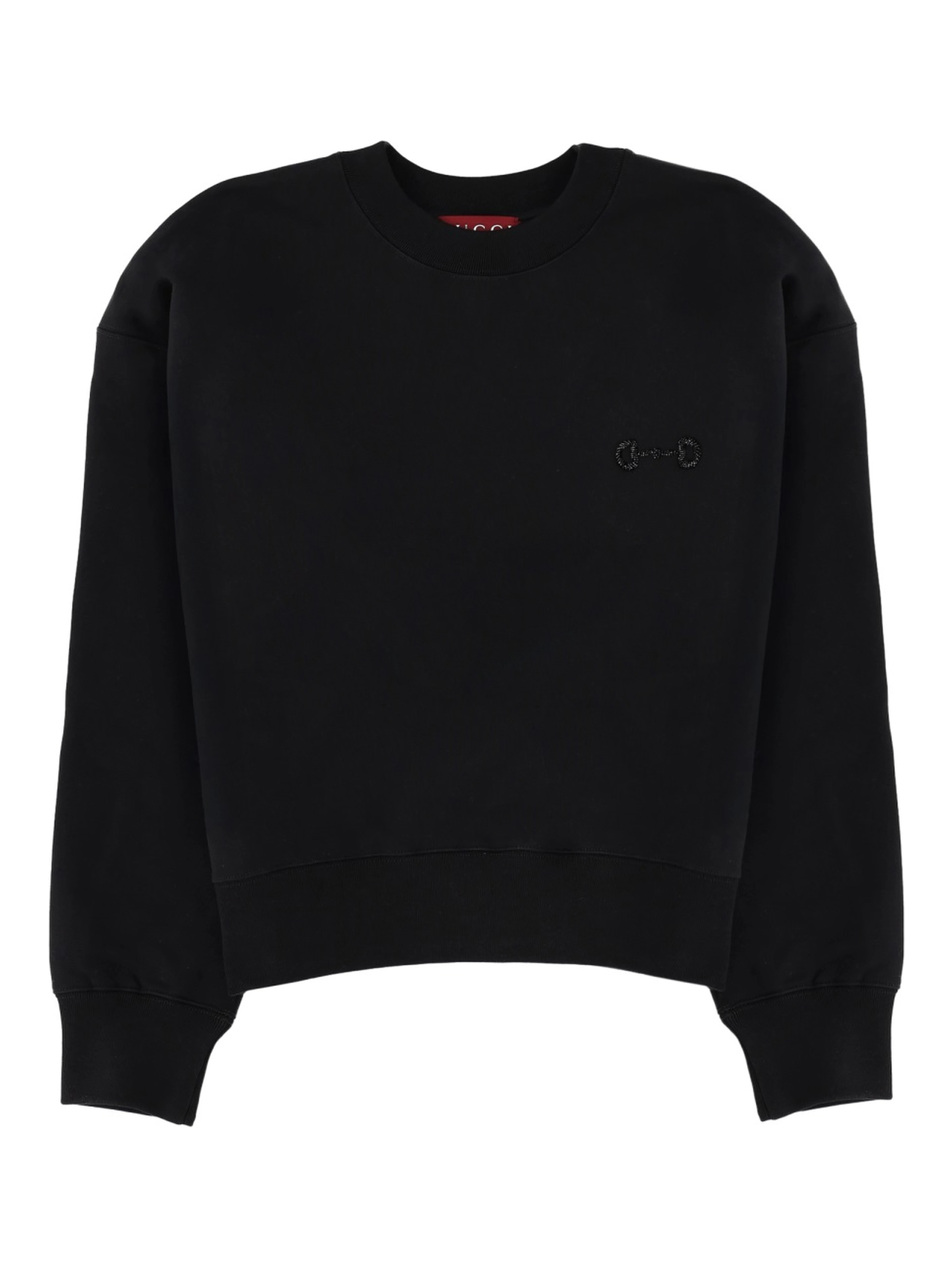 SWEATSHIRT WITH CLAMP DETAIL