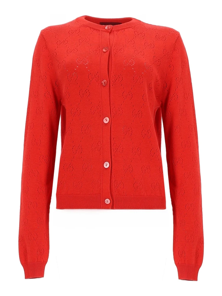 SILK AND COTTON CARDIGAN