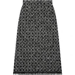 "MACROCANNAGE" MIDI SKIRT