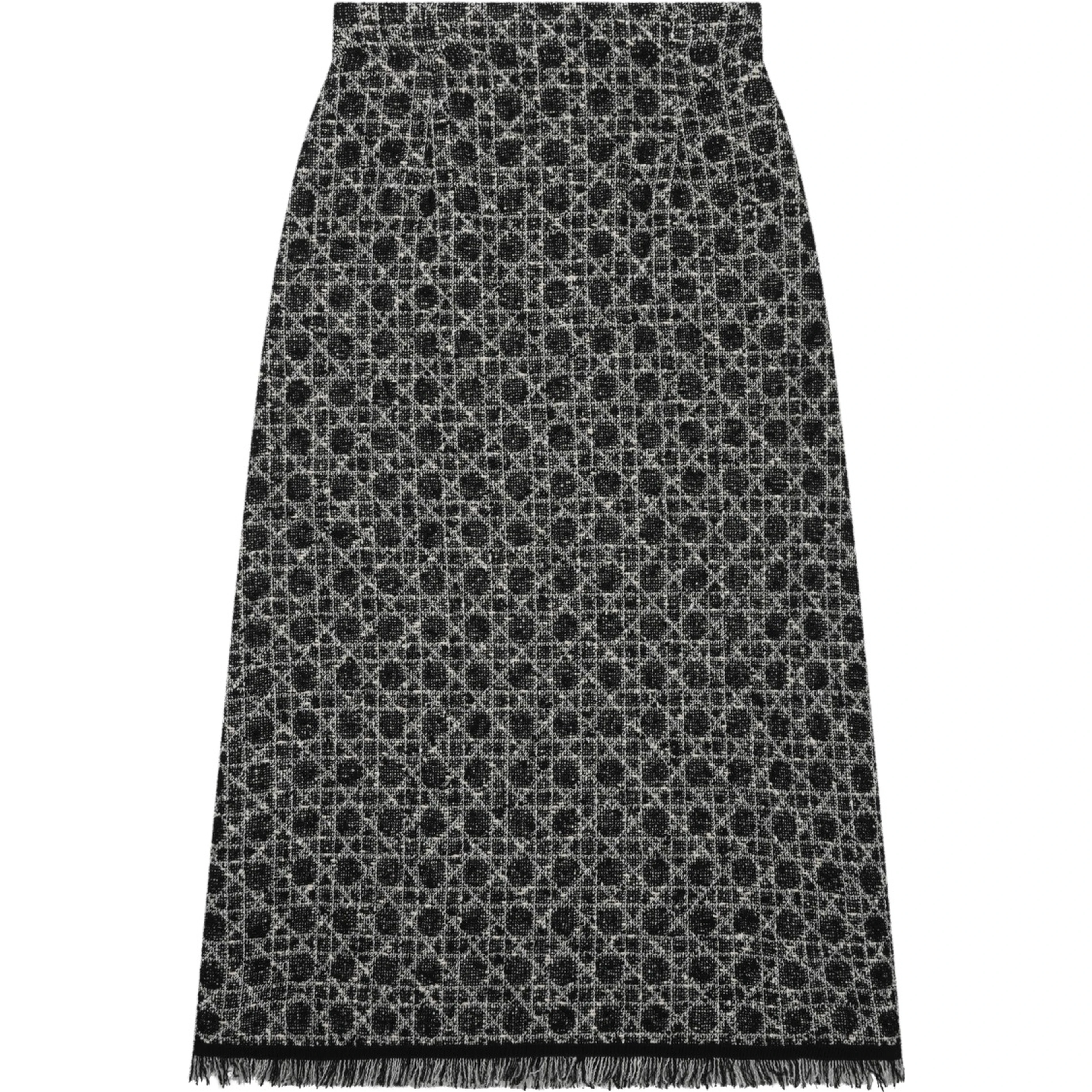 "MACROCANNAGE" MIDI SKIRT