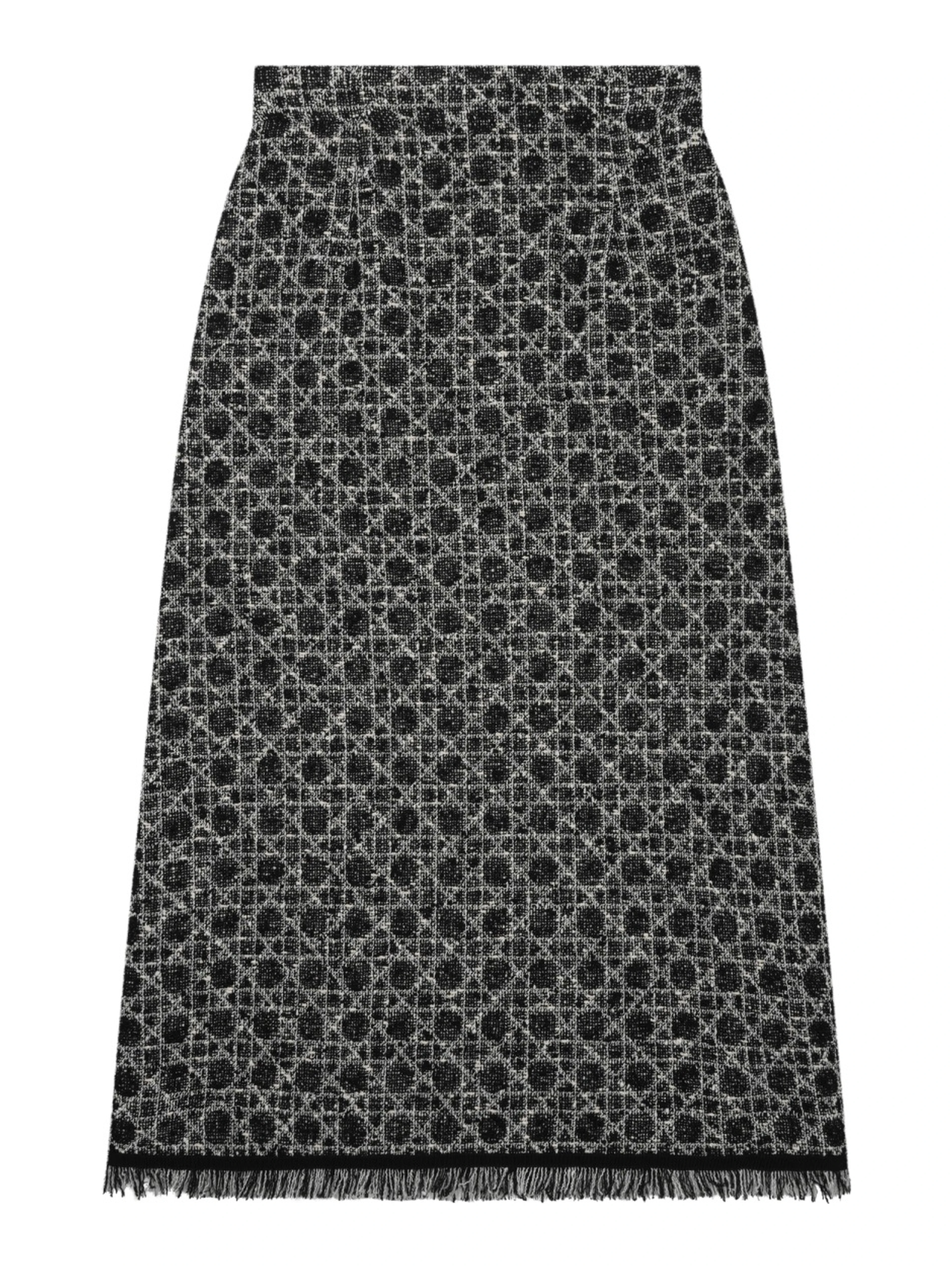 "MACROCANNAGE" MIDI SKIRT