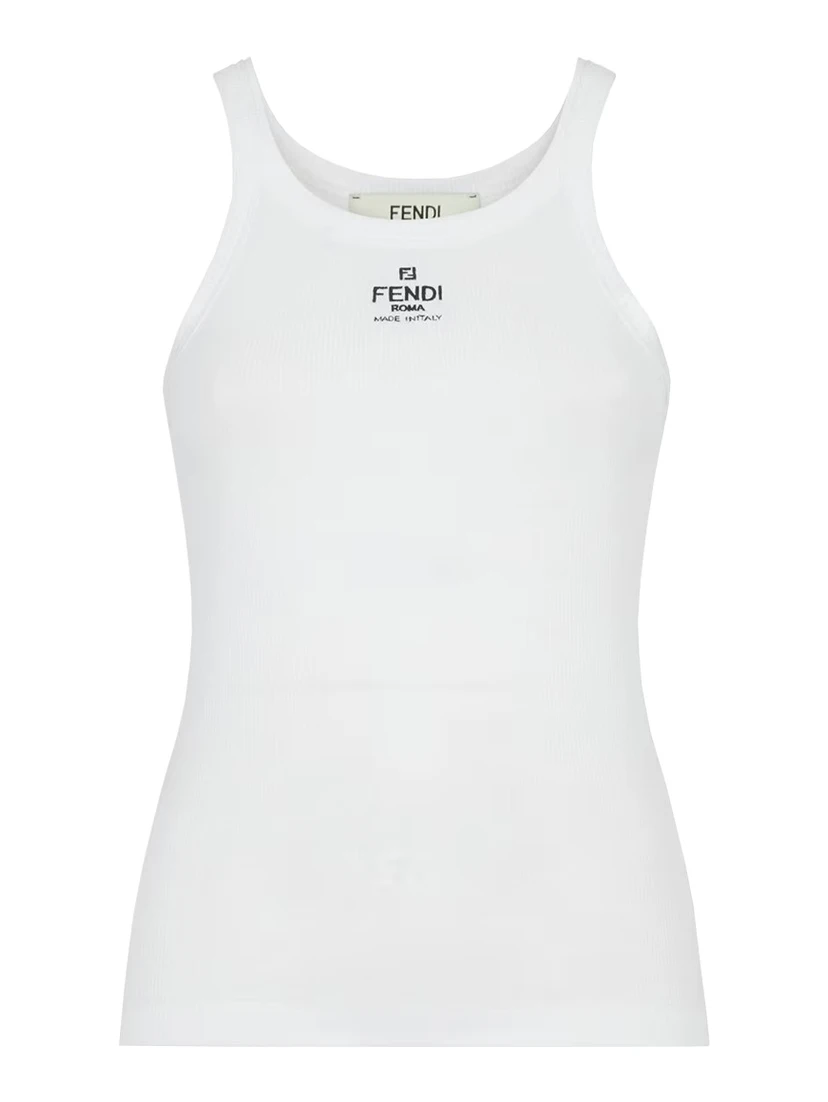 TOP WITH EMBROIDERED LOGO
