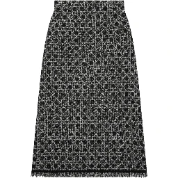 "MACROCANNAGE" MIDI SKIRT