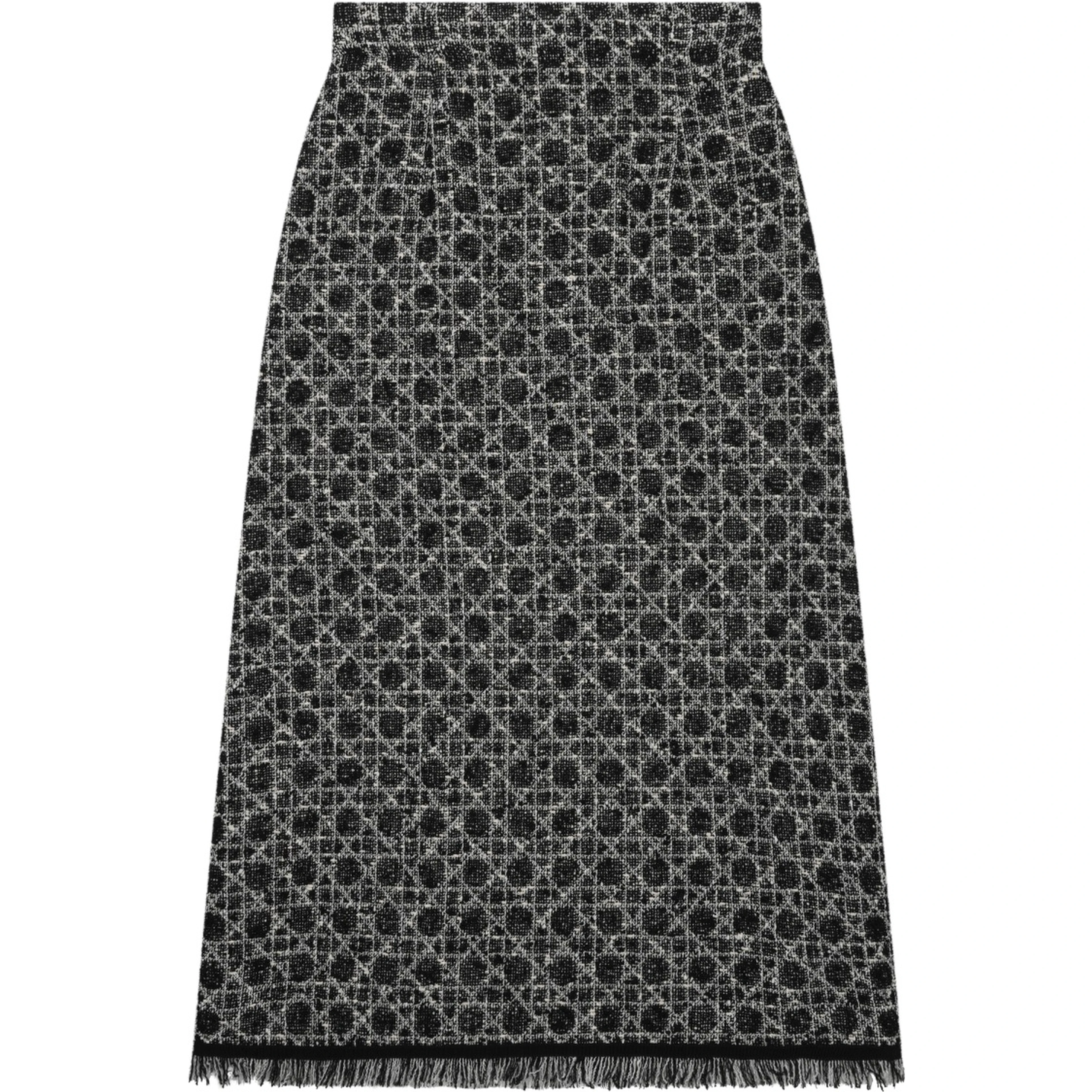 "MACROCANNAGE" MIDI SKIRT