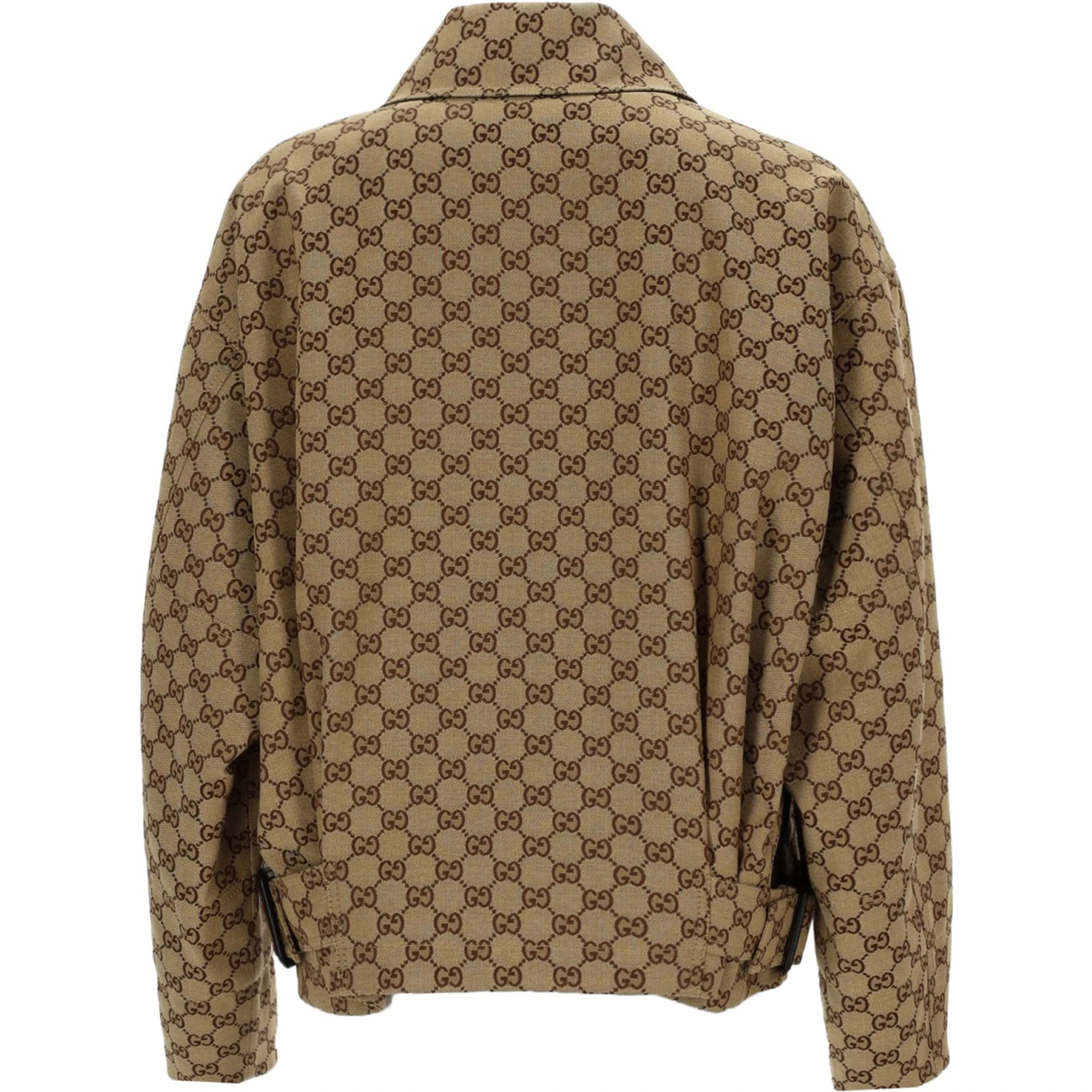 BOMBER JACKET WITH "GG" TEXTURE