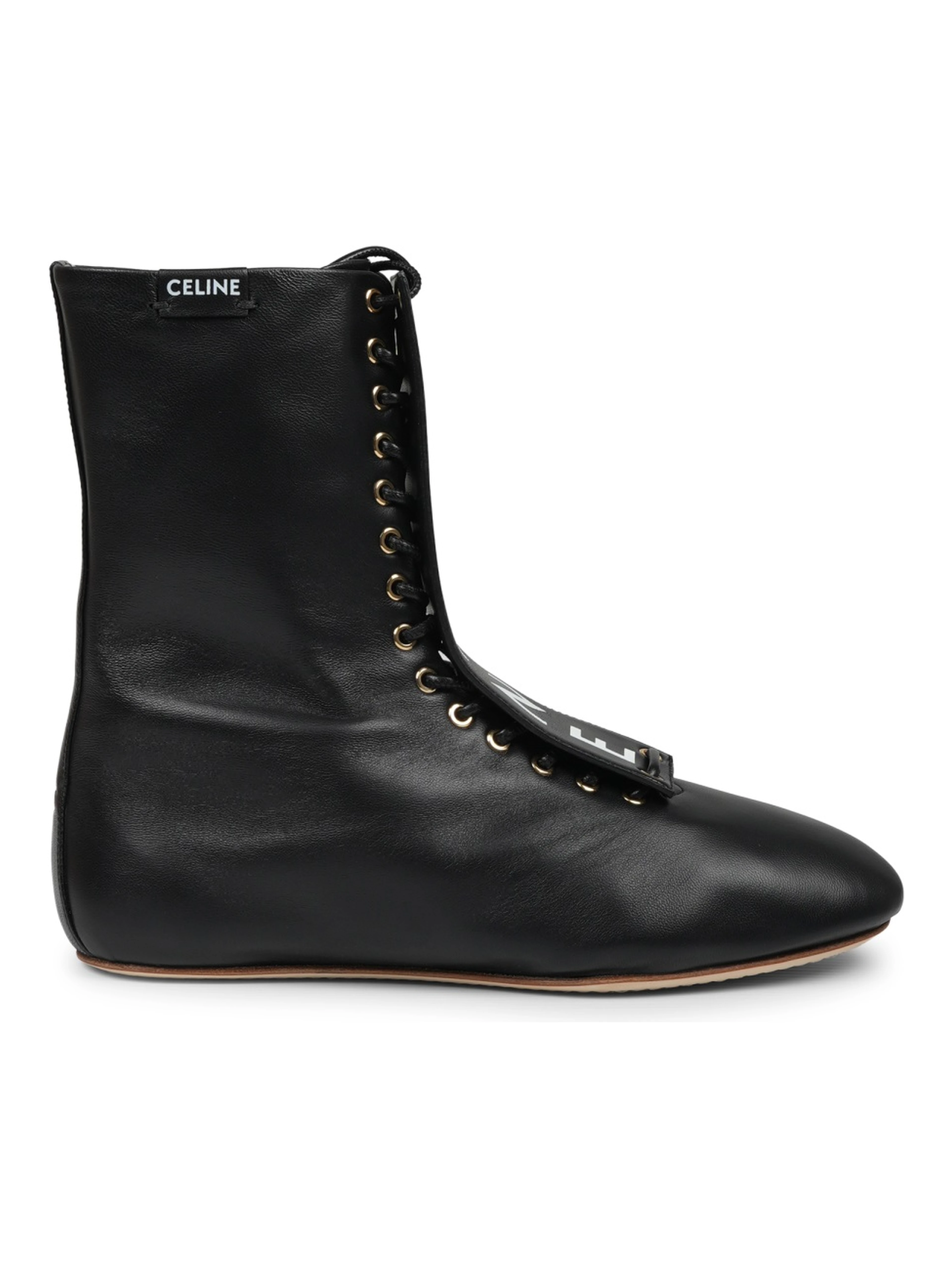 STIVALE IN PELLE CON LOGO