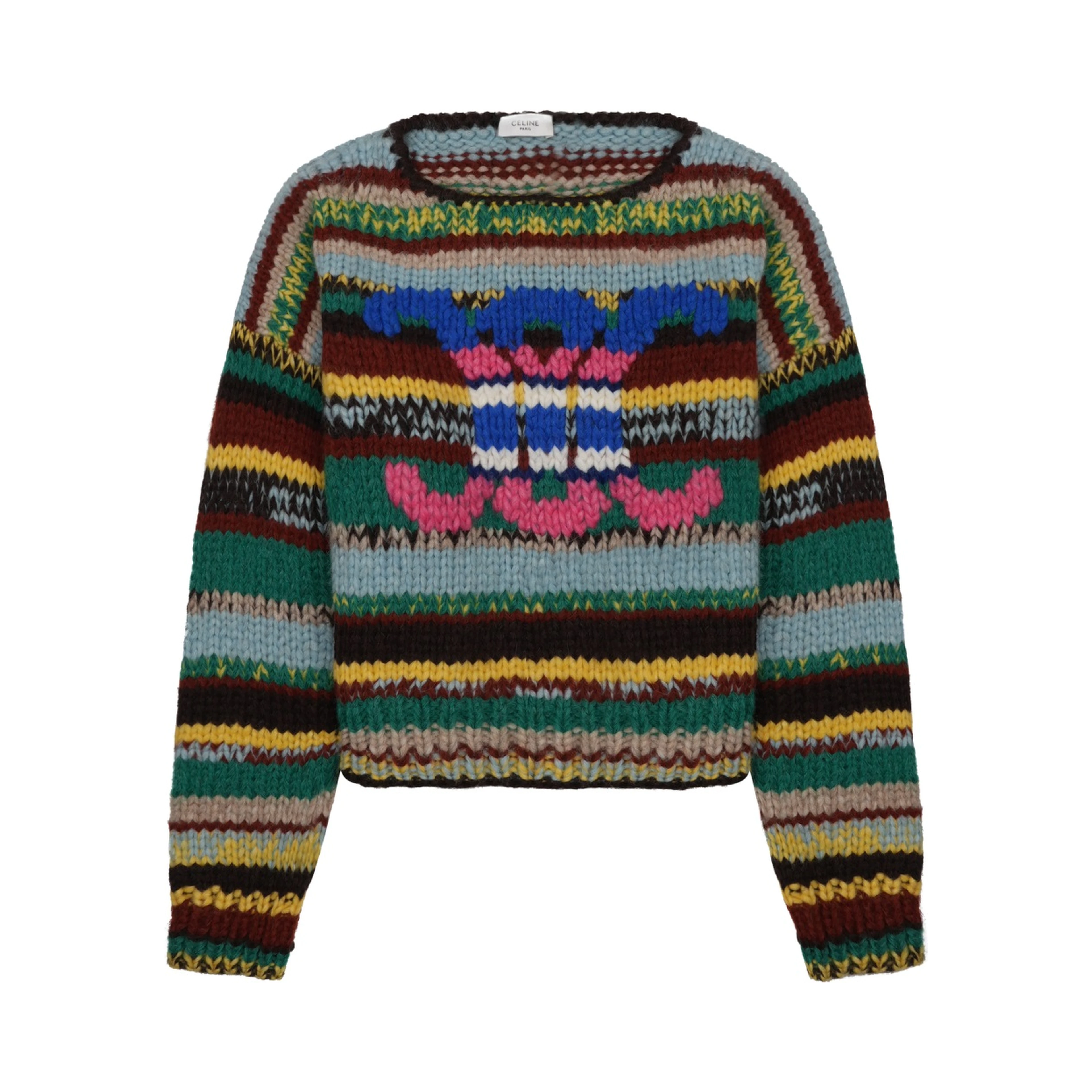 MAGLIA IN ALPACA MOULINÈ E LANA
