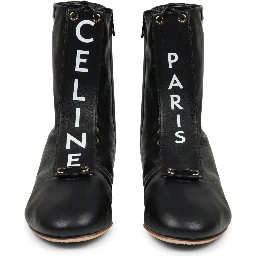 STIVALE IN PELLE CON LOGO