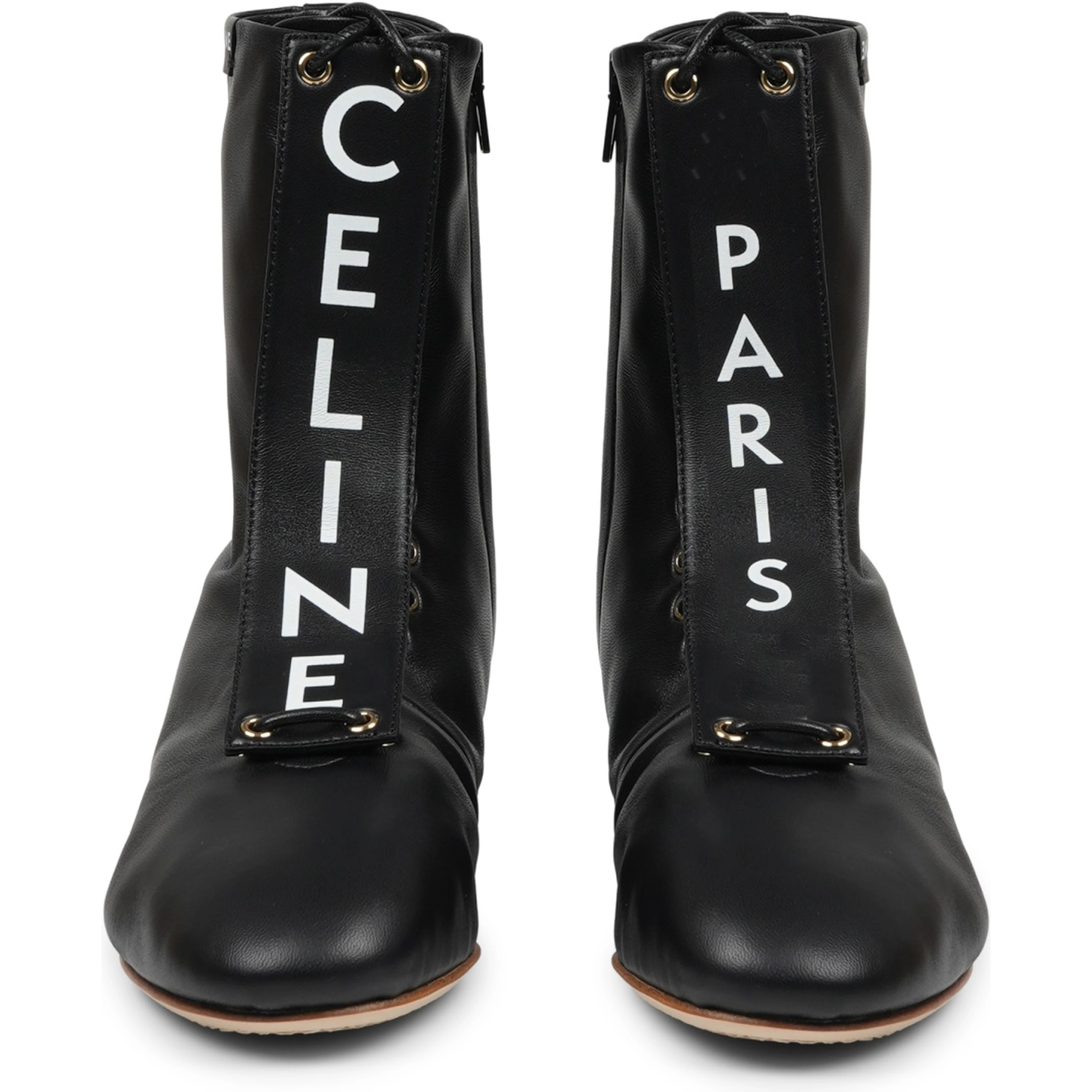 STIVALE IN PELLE CON LOGO