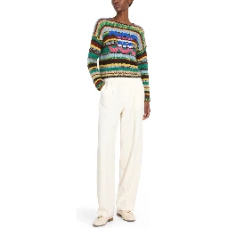MAGLIA IN ALPACA MOULINÈ E LANA