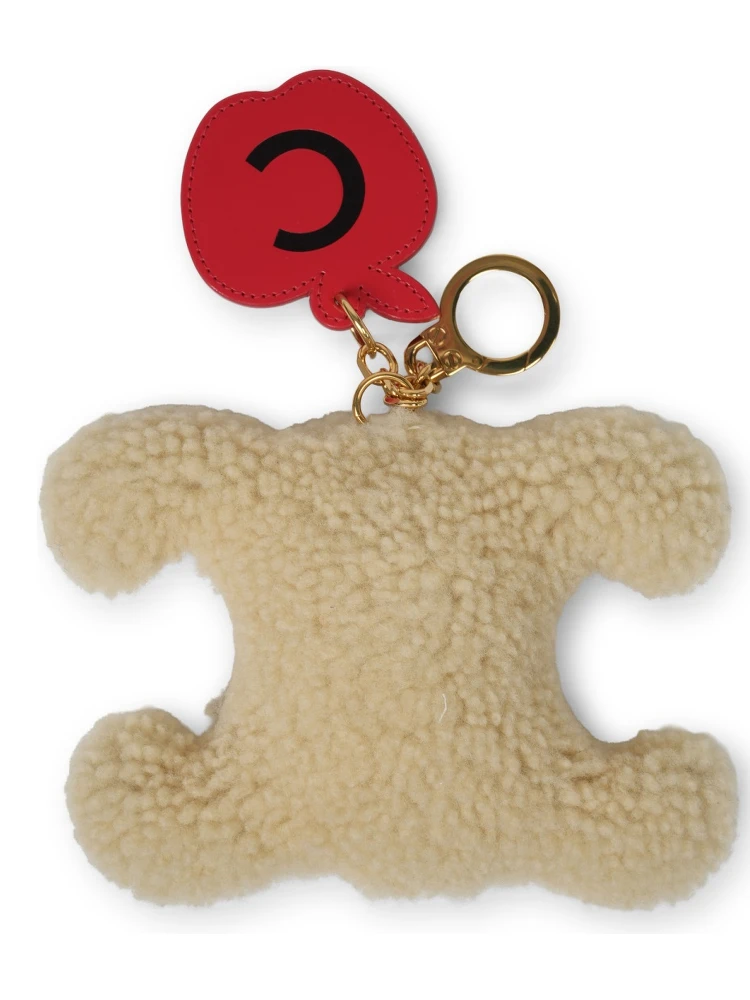 SHEARLING "TRIOMPHE" KEYCHAIN alternative