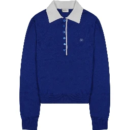 MAGLIA STILE POLO IN CASHMERE SOTTILE E SETA