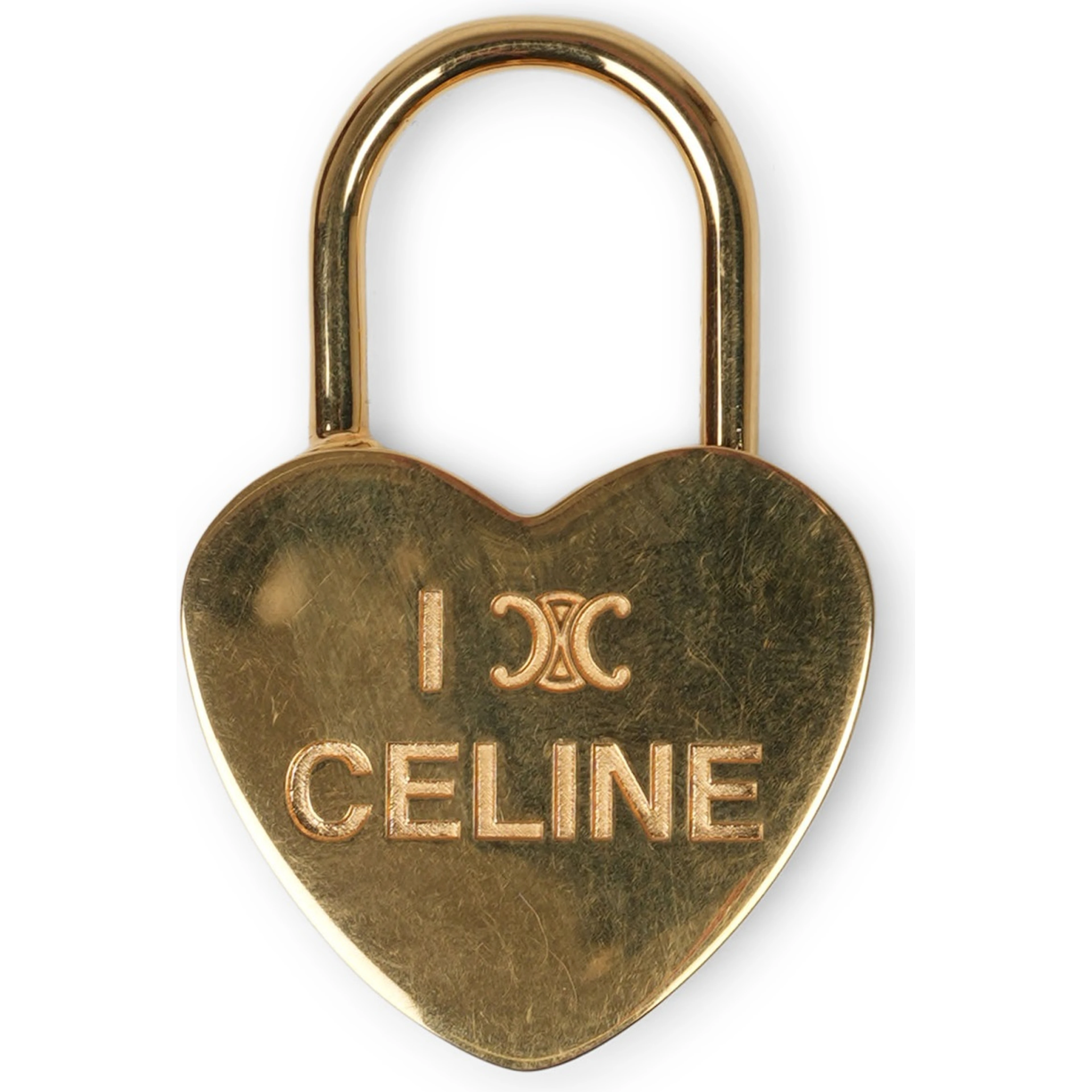 "I LOVE CELINE" PADLOCK CHARM