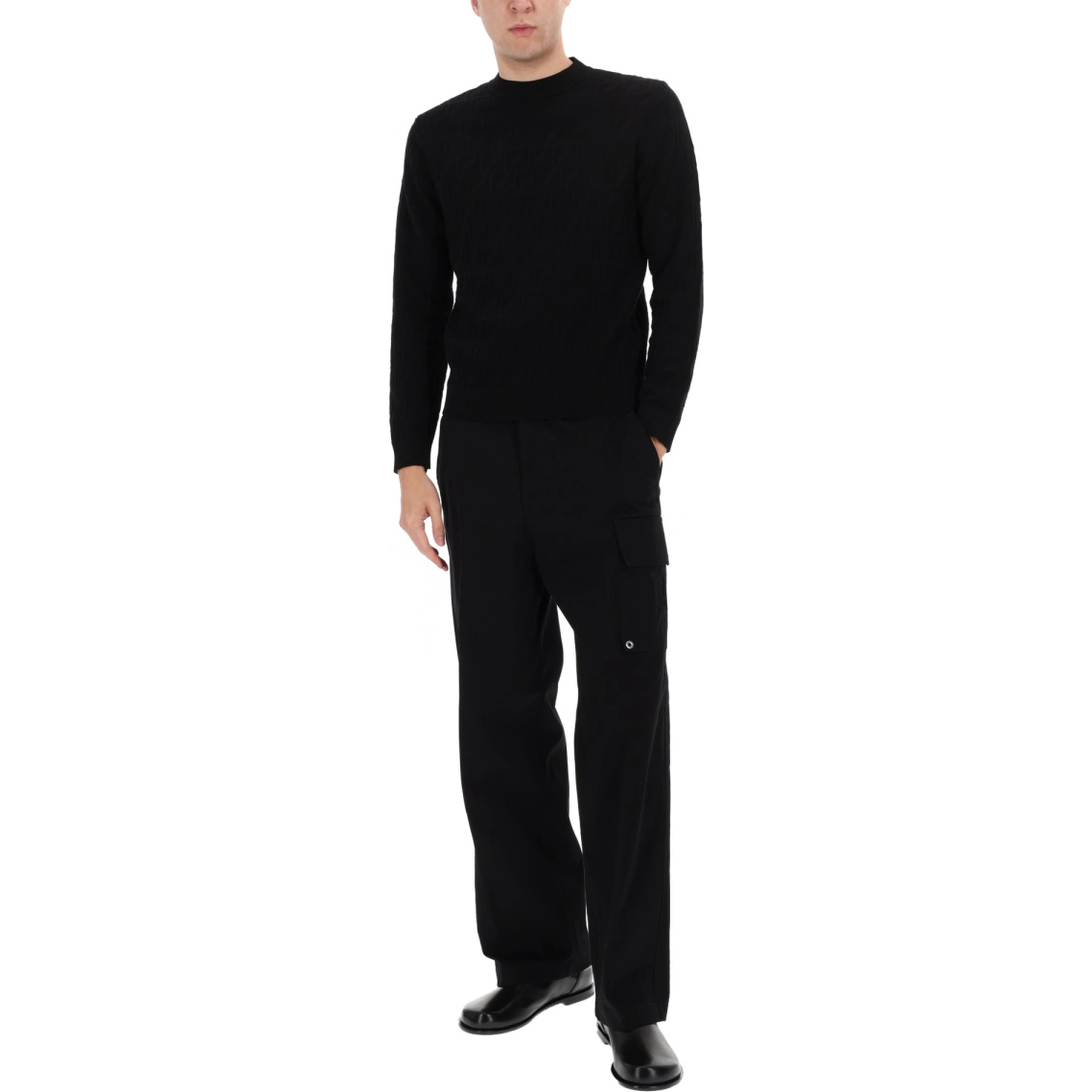 CARGO PANTS WITH LOGO