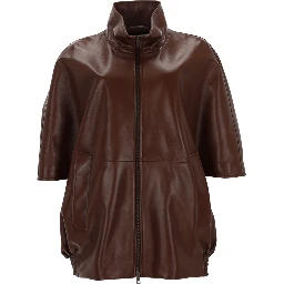 GIACCA IN PELLE CON ZIP