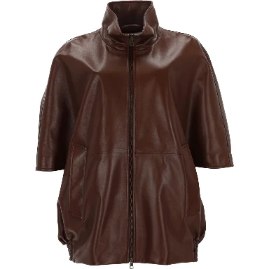 GIACCA IN PELLE CON ZIP