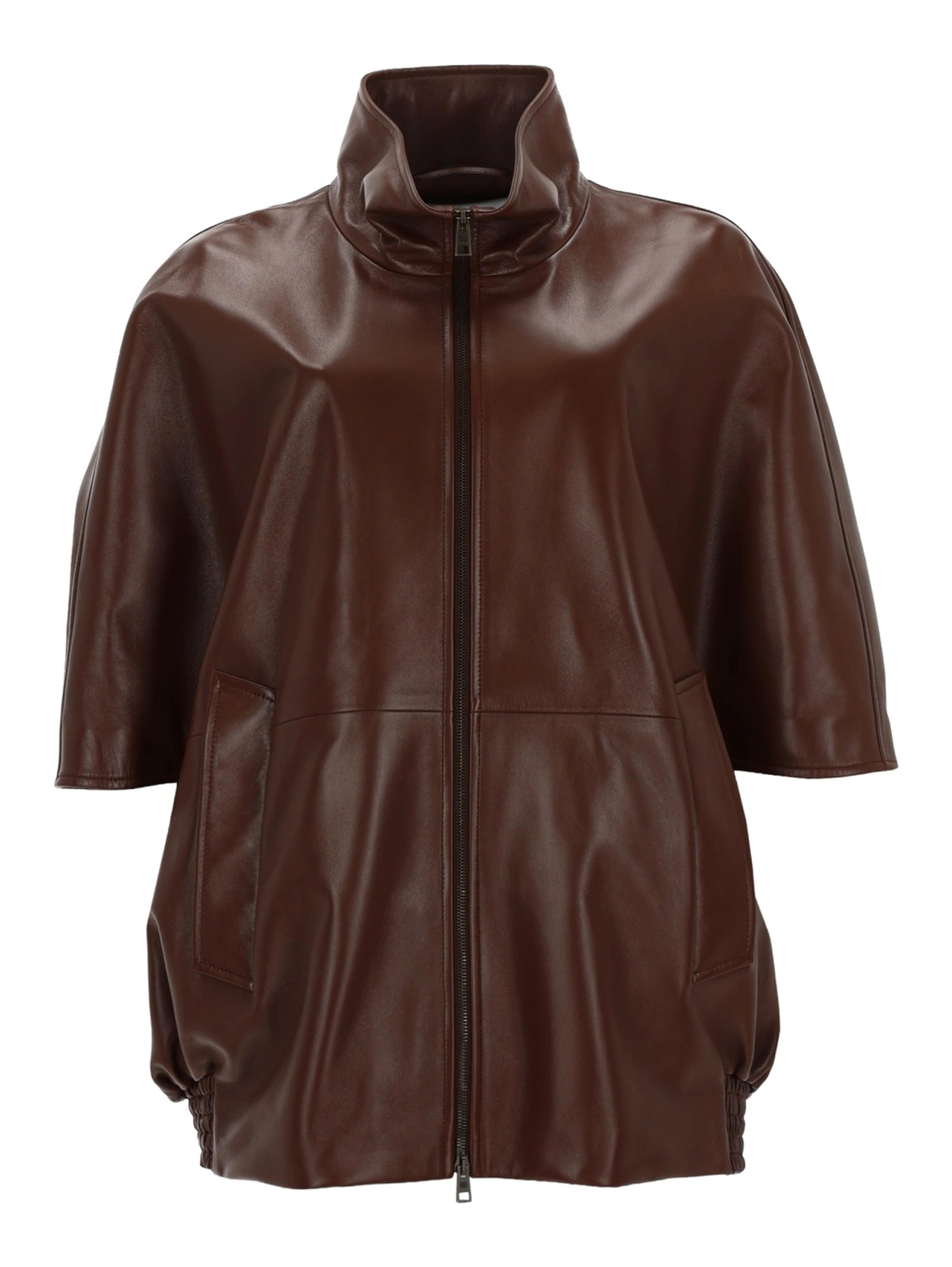 GIACCA IN PELLE CON ZIP