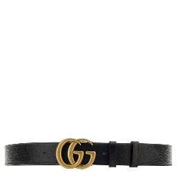 REVERSIBLE BELT WITH DOUBLE G BUCKLE