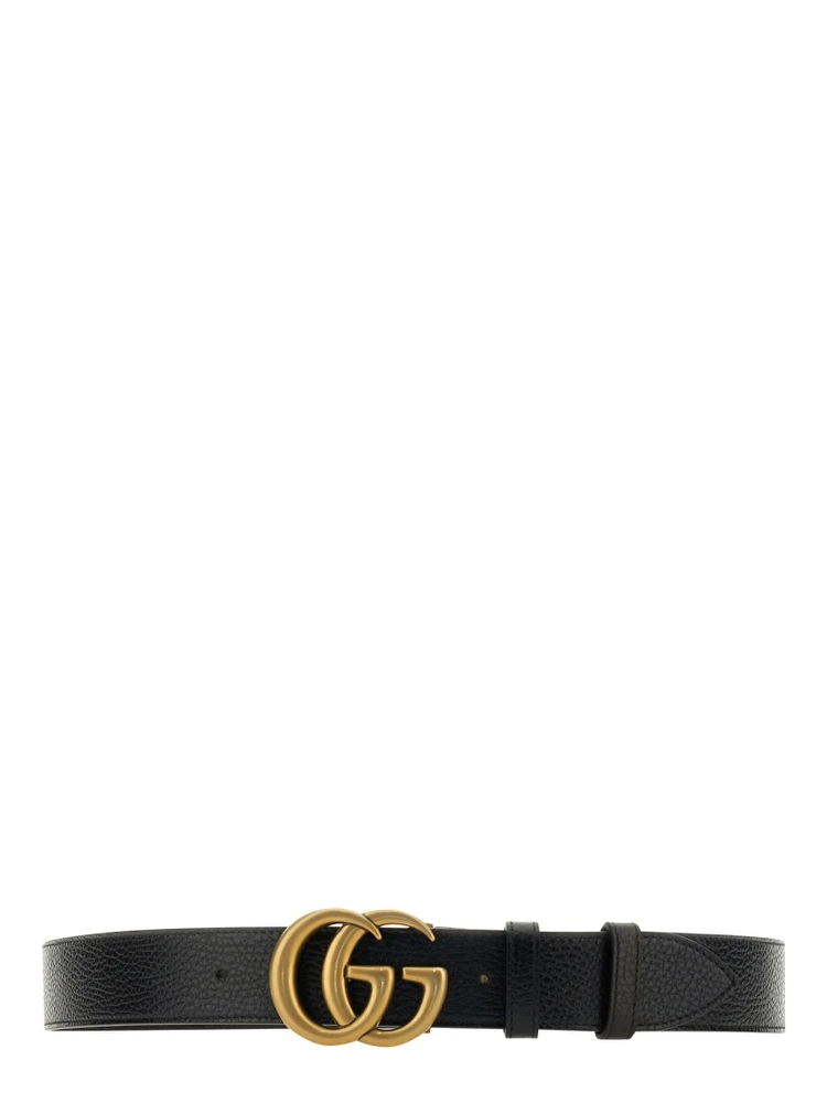 REVERSIBLE BELT WITH DOUBLE G BUCKLE