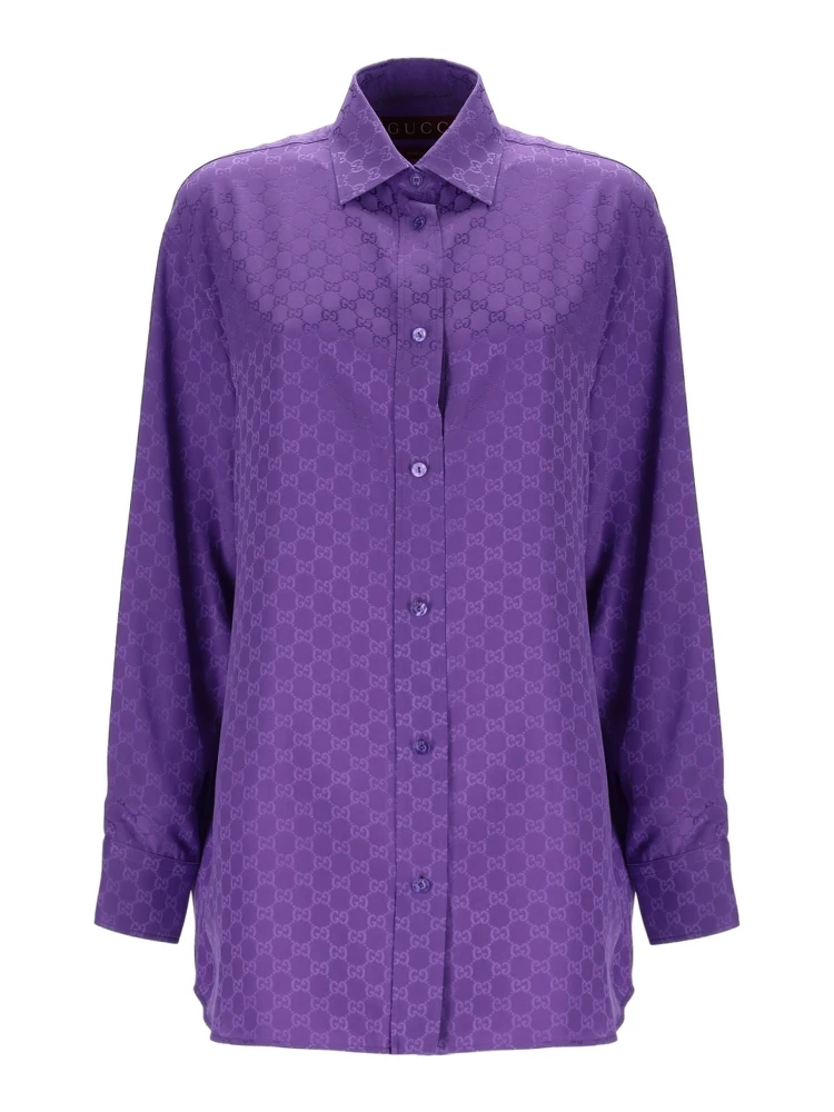 SHIRT WITH "GG" WEAVE