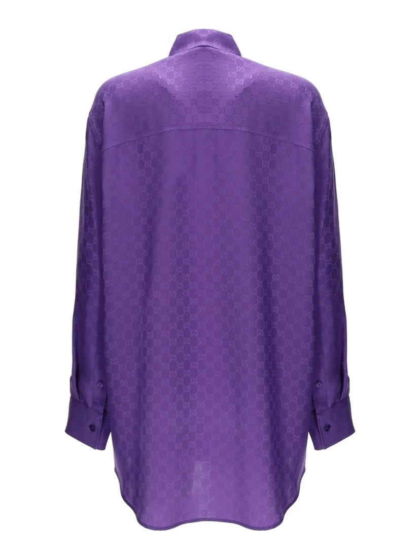 SHIRT WITH "GG" WEAVE