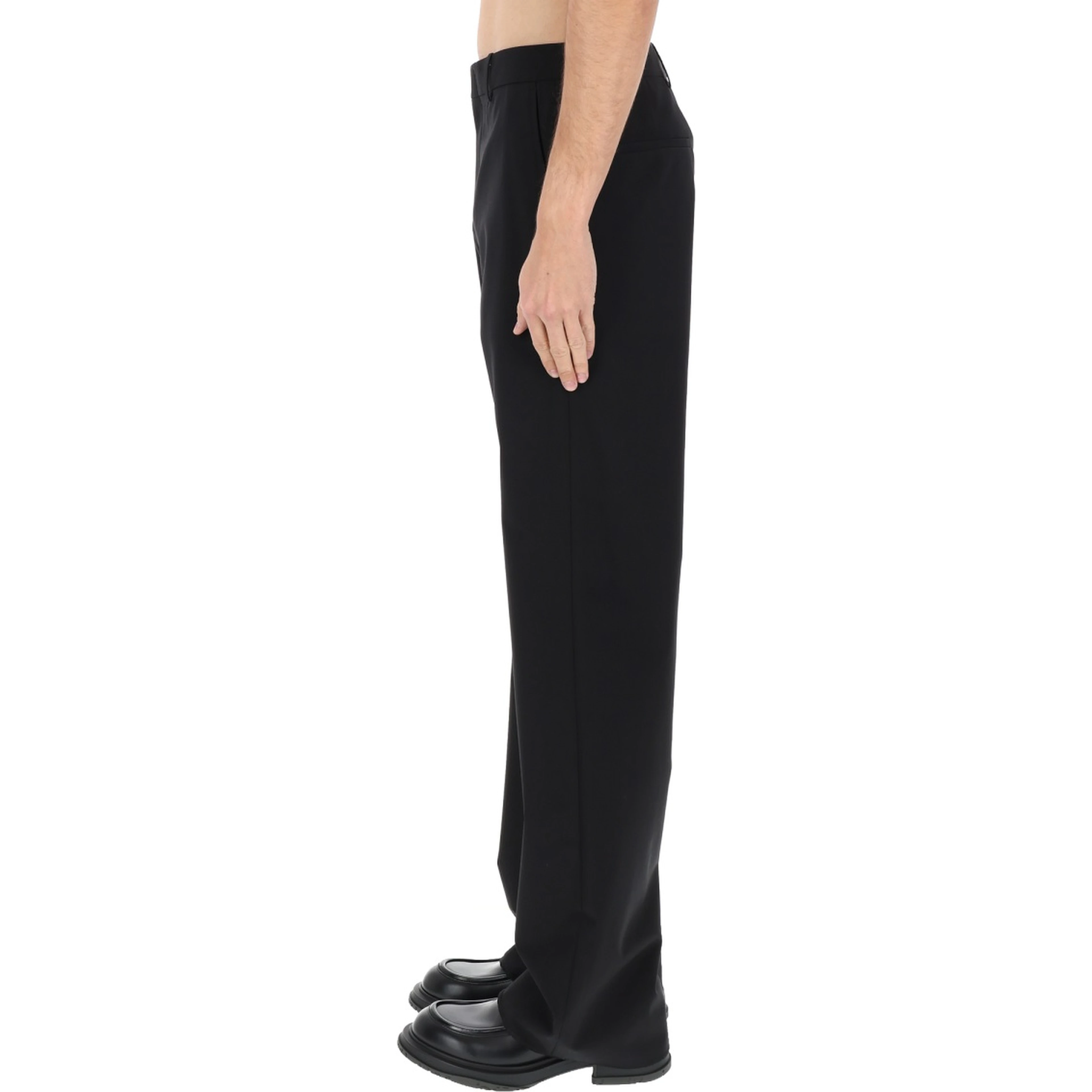 WOOL BLEND TAILORED PANTS