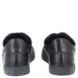 "STRETCH" LEATHER EFFECT SNEAKER