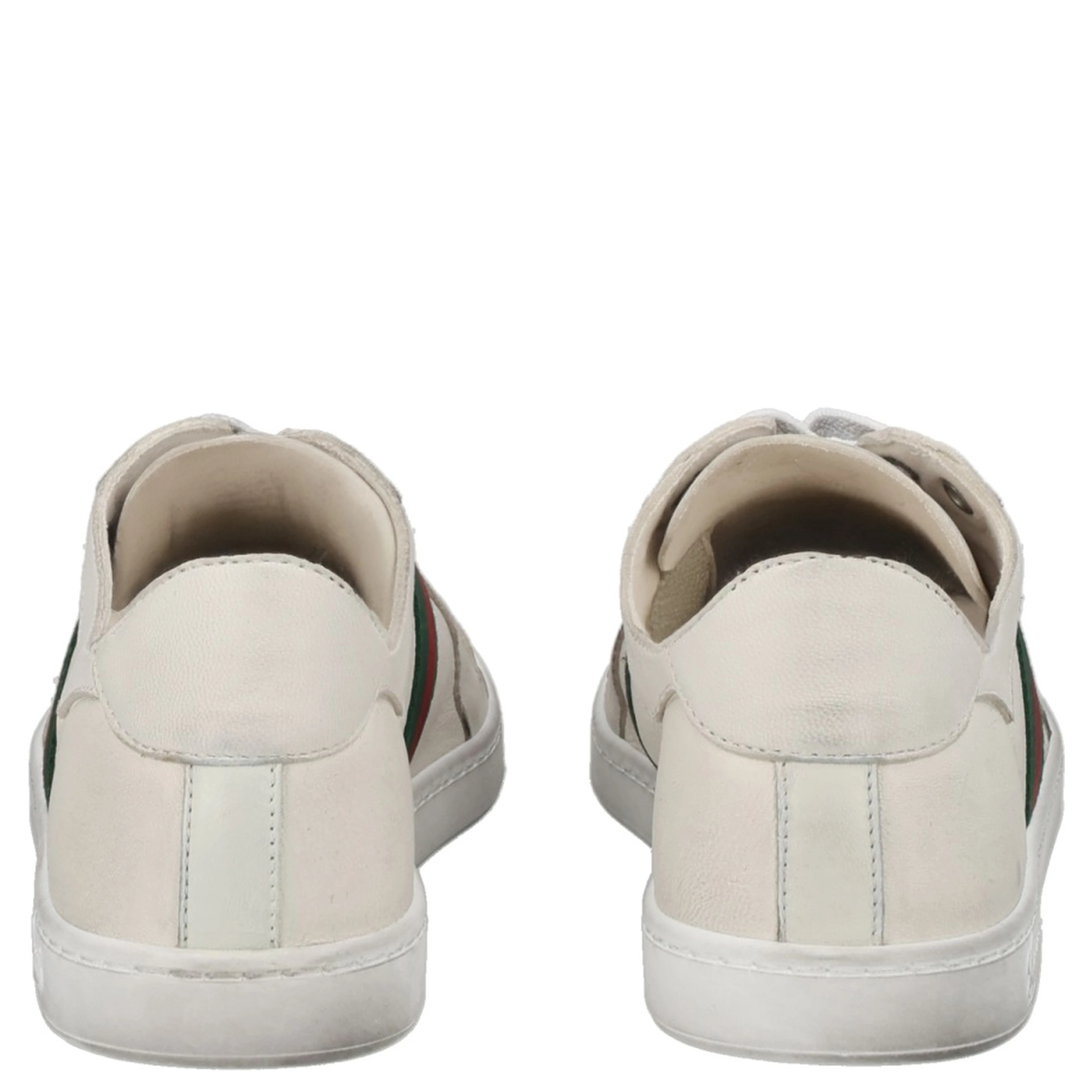 "STRETCH" LEATHER EFFECT SNEAKER