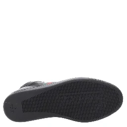 "STRETCH" LEATHER EFFECT SNEAKER